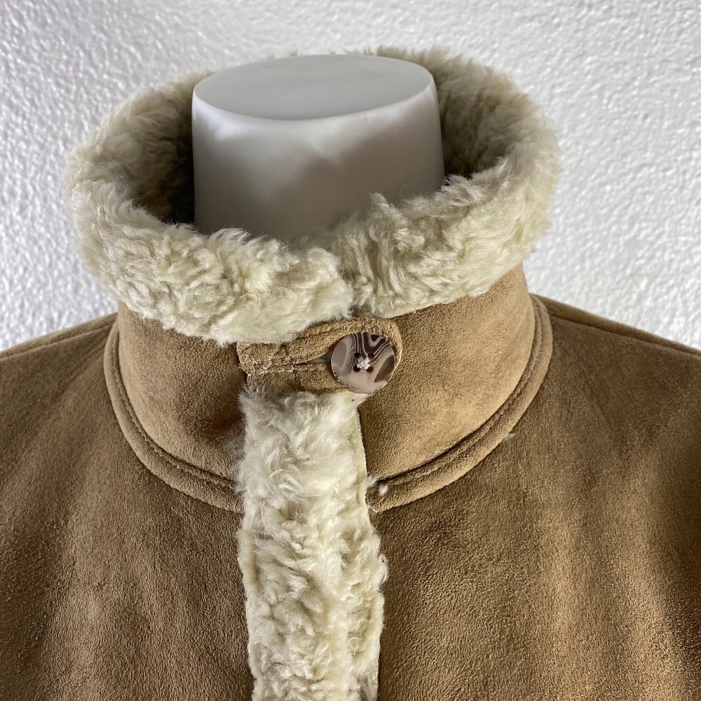 Colebrook Penny Lane Faux Fur Shearling Jacket Coat SZ S - Picture 5 of 7